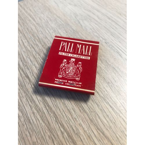Ancienne Boîte D'allumettes De Poche Pall Mall