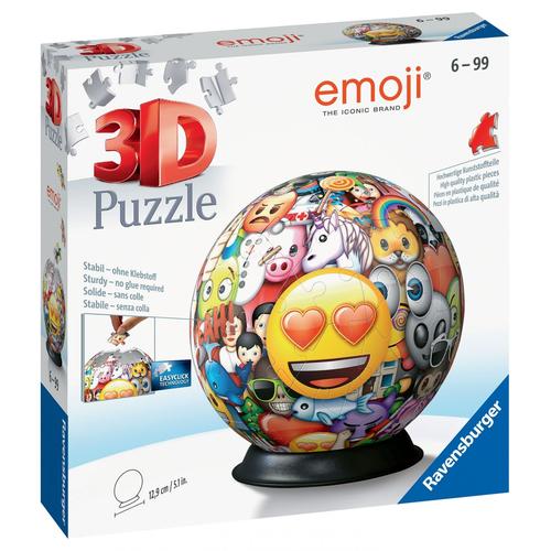 PUZZLE Puzzle 3D rond 72 p - emoji - puzzle