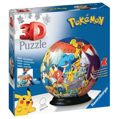 Puzzle Puzzle 3d Rond 72 P - Pokémon