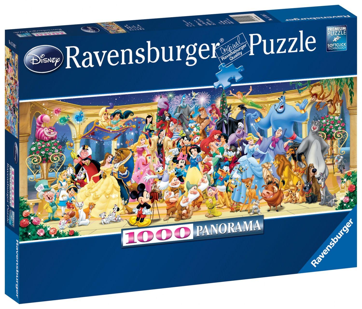 PUZZLE Puzzle 1000 p - Photo de groupe Disney (Panorama)
