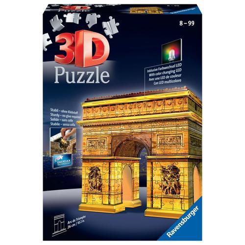 Puzzle Puzzle 3d Arc De Triomphe Illuminé