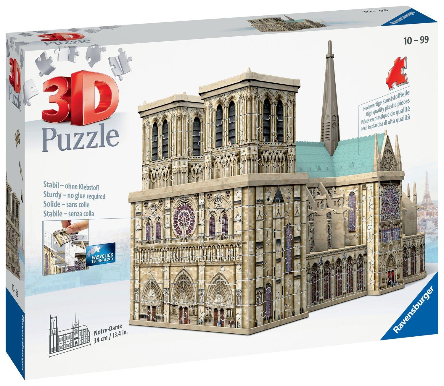 Megableu - 678266 - puzzle 3d stade om avec led - Conforama