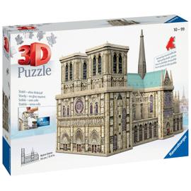 Puzzle adulte 1500 pieces : monument de paris tour eiffel arc de triomphe -  ravensburger noir et blanc - Puzzle - Achat & prix