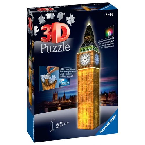 Puzzle Puzzle 3d Big Ben Illuminé