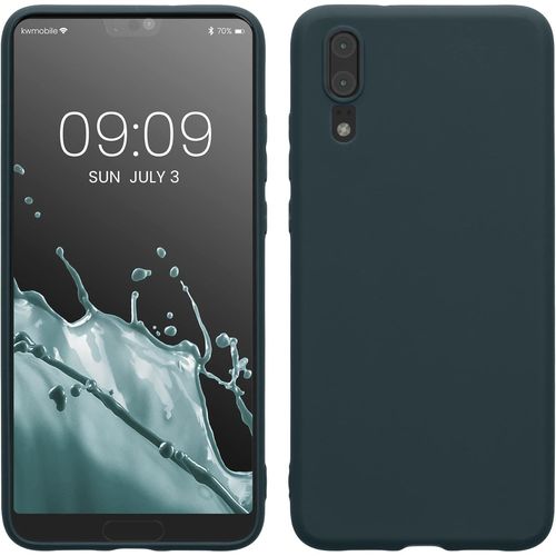 Housse Compatible Avec Huawei P20 Coque - Housse De Téléphone Protection Souple En Silicone - Ardoise Foncée[Mag5299041]