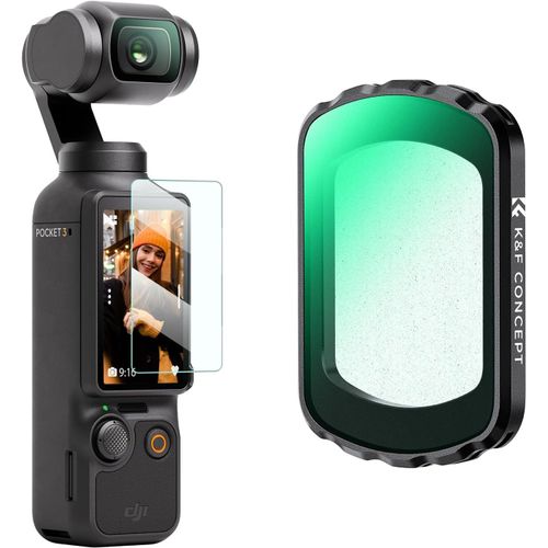 Filtre Black-Mist 1/8 Magnétique Compatible Avec Dji Osmo Pocket 3 Et Film De Protection Black Diffusion Nano-Revêtements Étanche Anti Des Rayures Léger Hd-Marque Générale