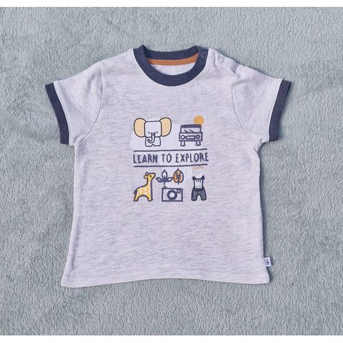 T-Shirt Gris Obaïbi 6 Mois, Très Bon État