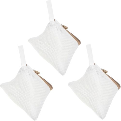 3pièces Lot Linge Mini Maille Pour Machine À Laver Lavage Portable Pour Lingerie Sous-vêtements Et Vêtements De Voyage