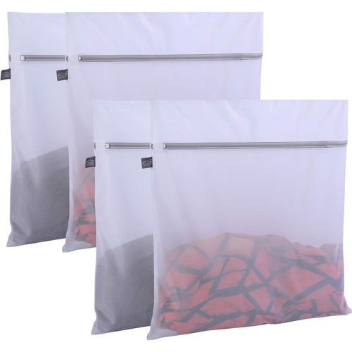 Sac à Linge en Maille,Sac de Lavage en Machine,Filet avec Fermeture Éclair et Pochette de Séchage pour Vêtements,Manteaux,Pull,Délicats,Drap,Pantalon,Jouets en Peluche