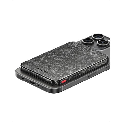 Carbonmag(5k) Power Bank Magnétique 5000mah Pour Magsafe&qi, Batterie Externe Ultra-Légère Et Fine En Fibre De Carbone Pour Téléphone Portable Avec Entrée/Sortie Usb-C 20w Pour Iph[Mag5295512]