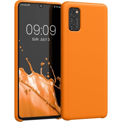 Housse Compatible Avec Samsung Galaxy A41 Coque - Housse De Téléphone Protection Souple En Tpu Silicone - Orange Fruitée[Mag5296578]