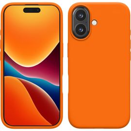 Housse Compatible Avec Apple Iphone 16 Plus Coque - Housse De Téléphone Protection Souple En Tpu Silicone - Orange Fruitée[Mag5294488]