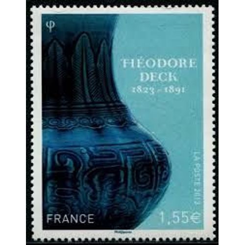 Art : Vase De Théodore Teck Céramiste Année 2013 N° 4797 Yvert Et Tellier Luxe