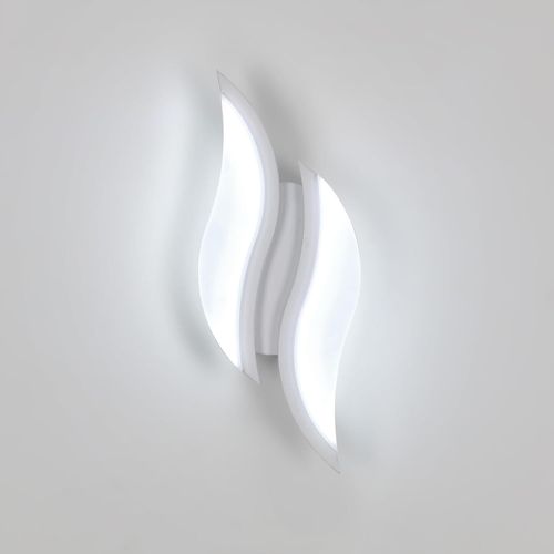 GOTHICANA BY EMPApplique Murale Led Intérieure 12W Blanc Froid 6500K \U2013 Éclairage Mural Design Acrylique Moderne 30×11,5Cm, Applique Chambre Salon Couloir Escalier 220V