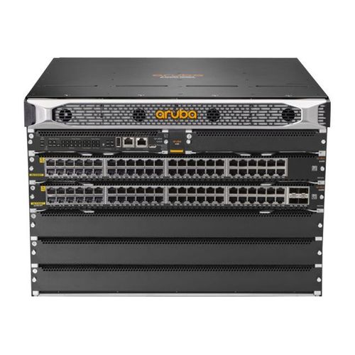 HPE Aruba 6405 Switch Bundle - Commutateur - C4 - Géré - flux d'air de l'avant vers l'arrière - Montable sur rack - avec HPE Aruba 6405 Chassis Switch - pour P/N: R0X27C, R0X38C, R0X39C, R0X40C...
