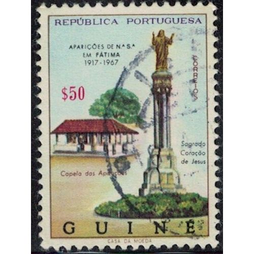Guinée Portugaise 1967 Oblitéré Aparições De Fátima Apparition Mariale Y&T Pt-Gn 332 Su