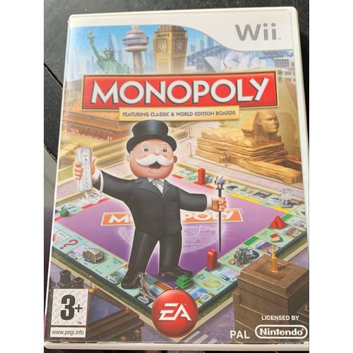 Wii Monopoly Featuring Classic Et World Édition Boards 