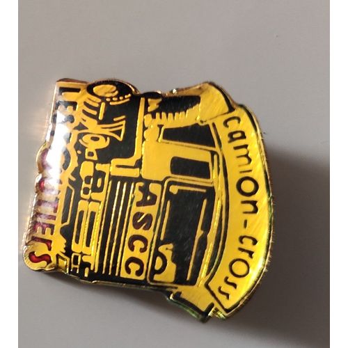 Pins Insigne Camion Cross Ascc Association Chauffeur Routier Poids Lourds Sport