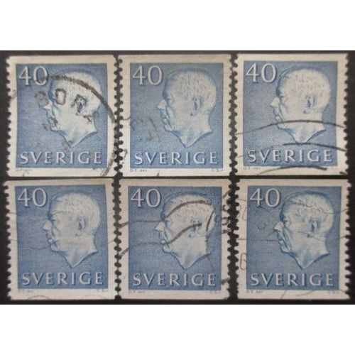 Suede N°470 X 6 Oblitéré