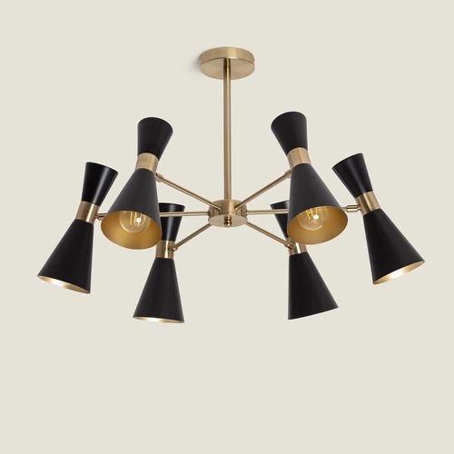 Plafonnier Aluminium 6 Spots Jigger Blanc