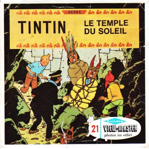 Tintin Et Le Temple Du Soleil - 21 Photos En Relief View-Master