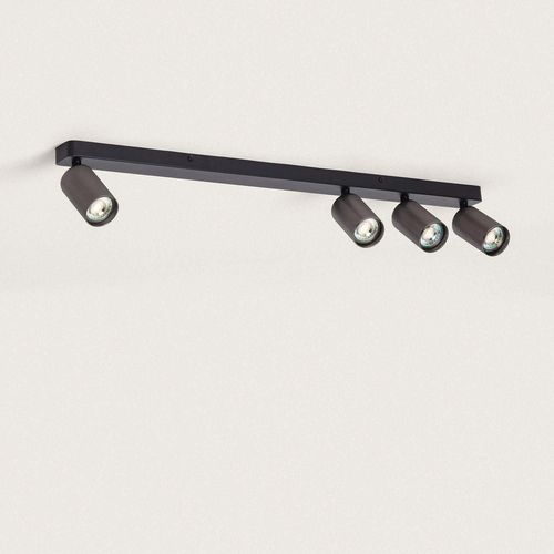 Plafonnier Aluminium Breixo 4 Spots Blanc