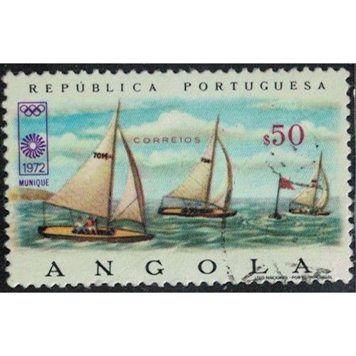 Angola 1972 Oblitéré Jeux Olympiques Munich Bateaux À Voile Y&Y Ao 578 Su
