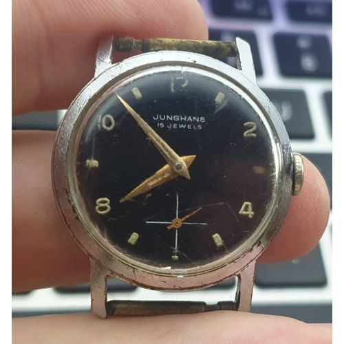 Vintage Junghans 15 Jewel 28mm Manual Cal. 93s Ladies Watch Uhr Montre Faulty