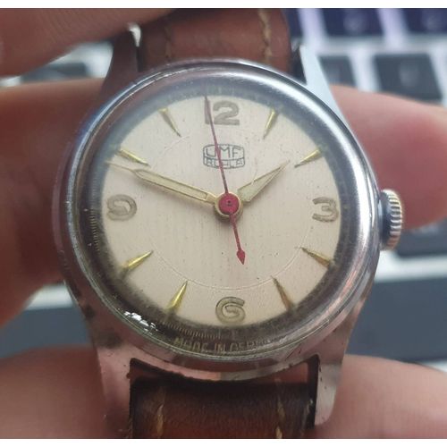 Vintage Umf Ruhla 33mm Germany Made Gdr Watch Uhr Montre