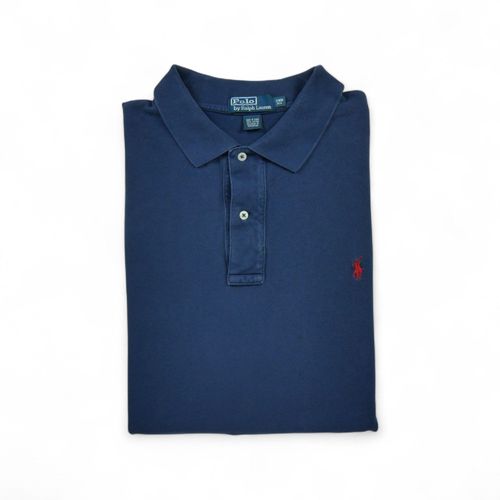 Reconditionné - Polo Manches Longues Homme - Taille 2xl - Homme - Marine
