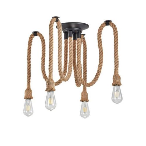 Lustre industriel a Corde