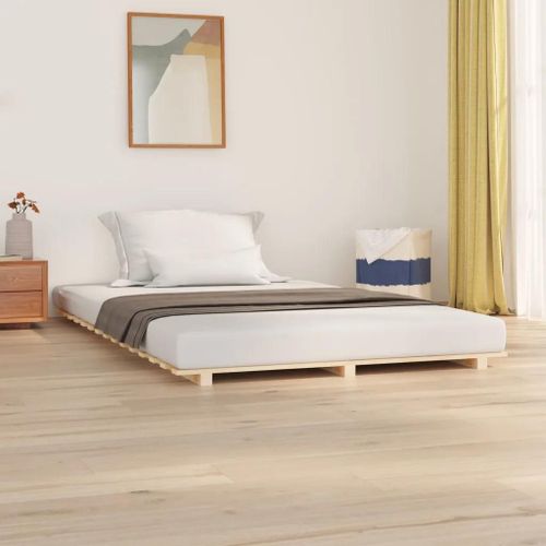 Cadre De Lit Sans Matelas 120x200 Cm Bois De Pin Massif