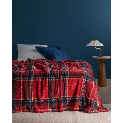 Couverture Simple Imprimée Delit Welsoft - Rouge