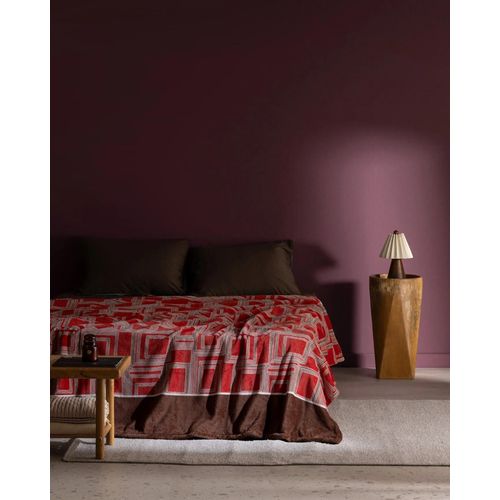 Couverture Imprimée En Polaire Double Welsoft De Breville - Orange