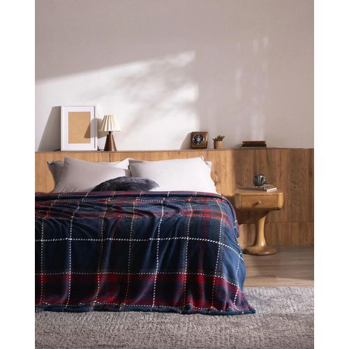 Couverture Imprimée Simple Welsoft Antonin - Bleu Marine