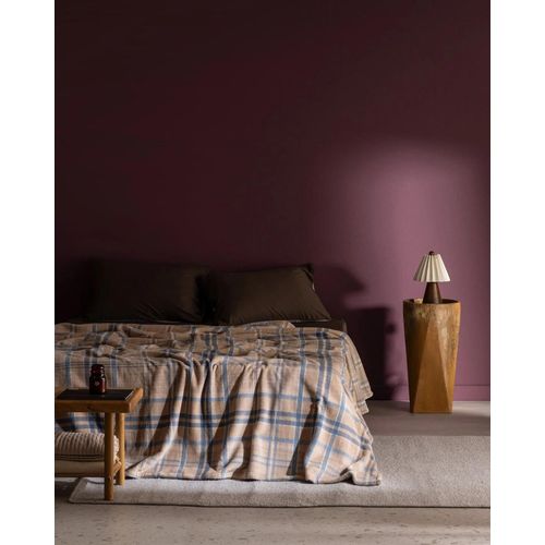 Couverture Imprimée Polaire Double Welsoft Tignes - Beige
