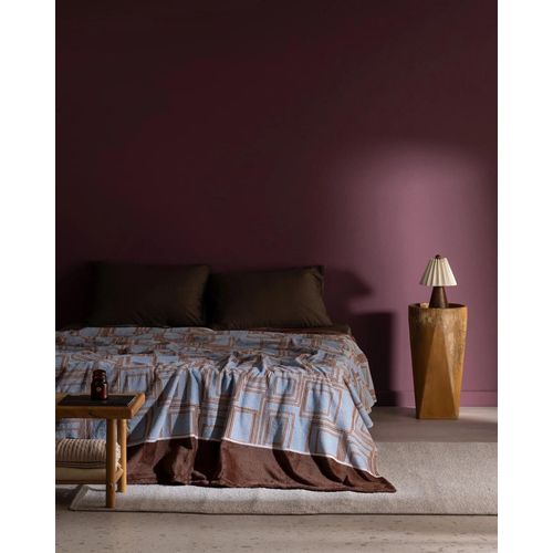 Couverture Imprimée Polaire Simple Welsoft De Breville - Bleu Clair