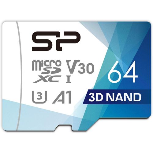 Silicon Power Superior Pro Memory Card 64 Gb Microsdxc Class 10 Uhs-Iii