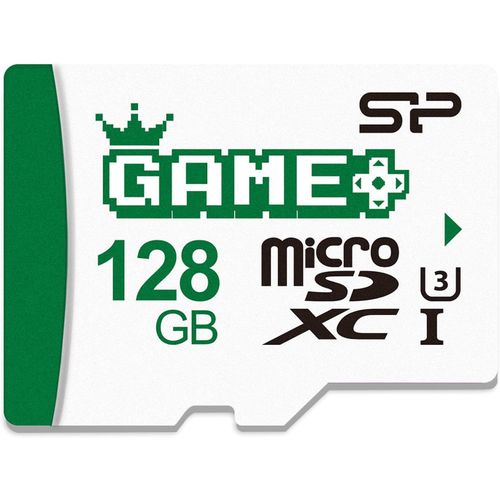 Silicon Power Carte Mémoire Micro Sd Sdxc Avec Adaptateur Compatible Avec Nintendo Switch 128 Go