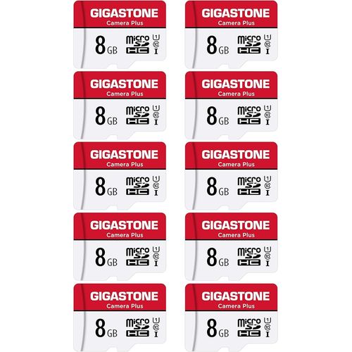 Carte Mémoire 8 Go Lot De 10 Cartes, Caméra Plus Série, Vitesse Allant Jusqu'à 80 Mo/S. Idéal Pour Full Hd Vidéo Gopro Drone Caméra U1 C10 Carte Micro Sdhc Avec Mini Étui Et Adaptateur Sd.-Mademoiselle Gabrielle