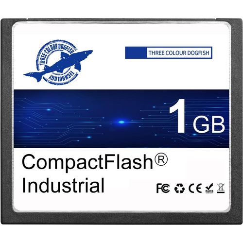 Dogfish 1Gb Compact Flash Card Carte Mémoire Type I Haute Performance Fat16 Pour Équipements Industriels Et Appareils Photo Numériques Anciens