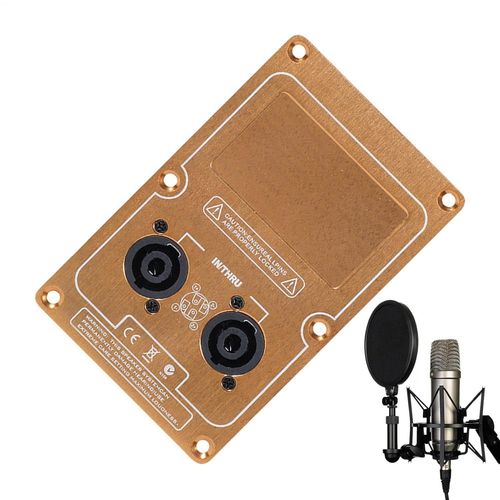 Panneau De Câblage Du Haut-Parleur, Boîte De Jonction De Câblage Du Haut-Parleur, Double De Pr À Douille À 4 C?urs, Socket D'Amplificateur Audio Pour Le Studio D'Enregistrement Du Son Sur