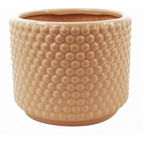 Chenquansarl-Cache-Pot D'intérieur En Céramique 12,5 Cm Rose Poudré