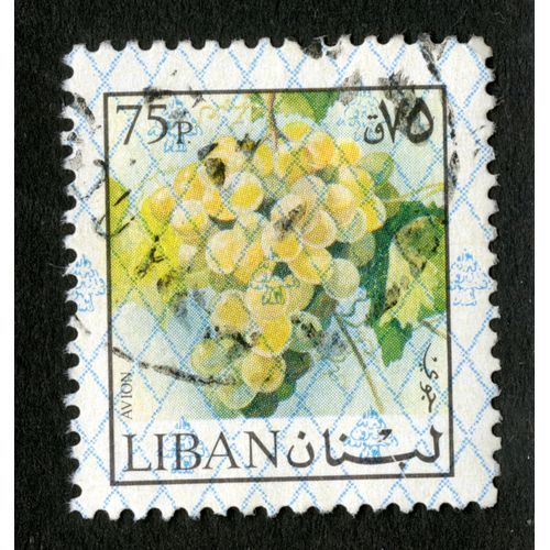 Timbre Oblitéré Liban, Avion, 75 P