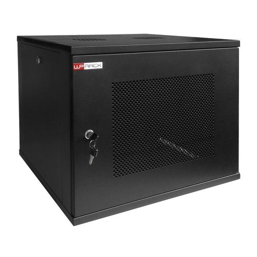 WP Rack da Parete 9U 19" Nero Acciaio per Server - Capacità 50kg