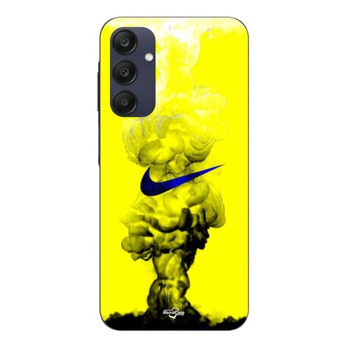 Coque Pour Samsung Galaxy A25 Nike Bold Font Jaune Maniacase
