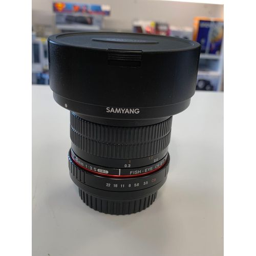 Objectif Fisheye Samyang pour Canon CS II 8MM F1/3.5 UMC