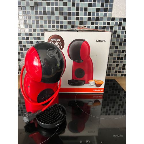 Machine à café thé chocolat Krups dulce gusto Nespresso piccolo XS rouge 