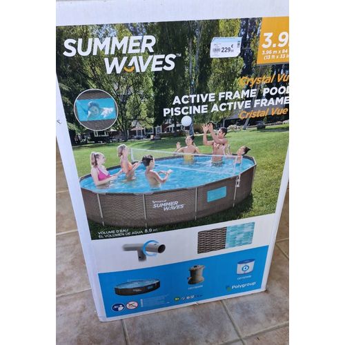 Piscine Tubulaire Ronde Sulmer Waves Crystal vue