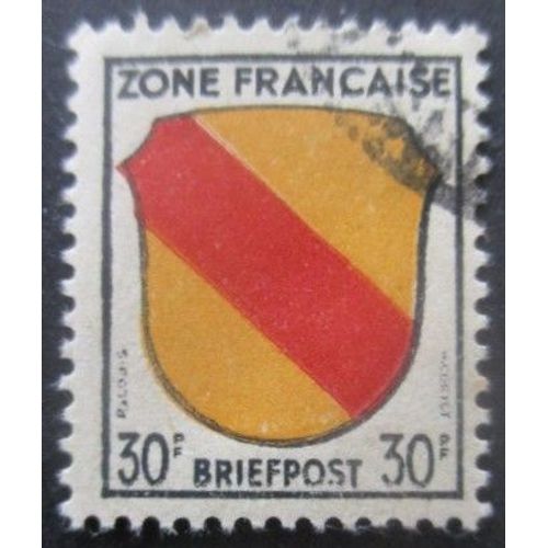 Allemagne Zone Française N°10 Oblitéré